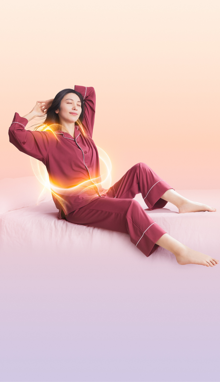 「肩こり」「腰痛」を集中リカバリー。着て、眠るだけで疲労回復へ。NEWPEACE Recovery Pajamas Care